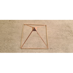 Pyramide rond plein de 6mm  géométrie sacrée